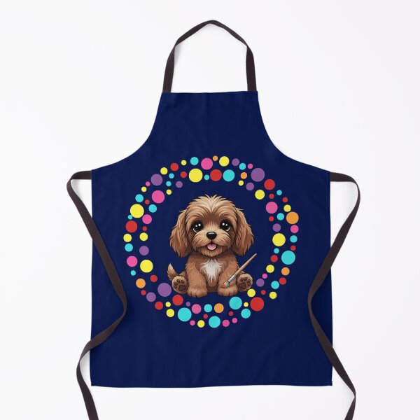 Item preview, Celebrate Dot Day with My Cockapoo – Colorful Dog Art designed and sold by The Real Life Symphony.