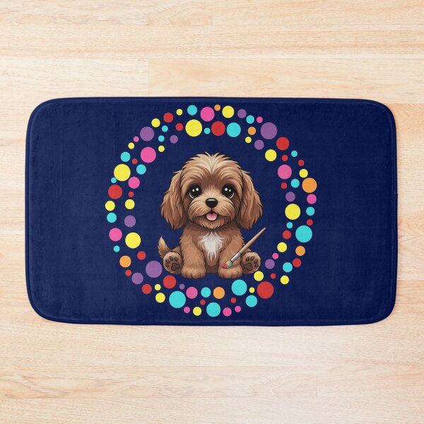 Item preview, Celebrate Dot Day with My Cockapoo – Colorful Dog Art designed and sold by The Real Life Symphony.