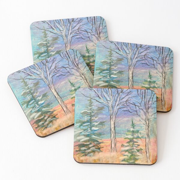 Item preview, Winter Trees Pastel designed and sold by Judydcreates.