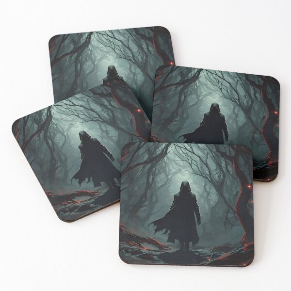 Item preview, Hooded Stranger in the Cursed Forest designed and sold by A L O N E.