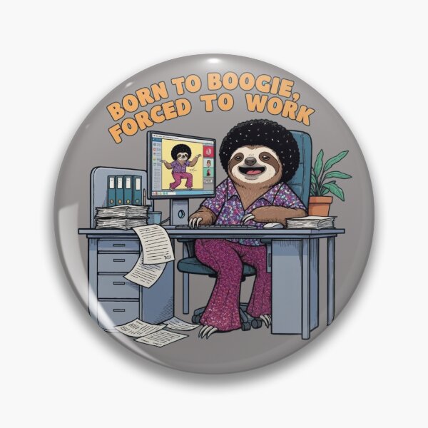 Item preview, "Office Sloth: Groove It or Lose It" designed and sold by kalvey64.