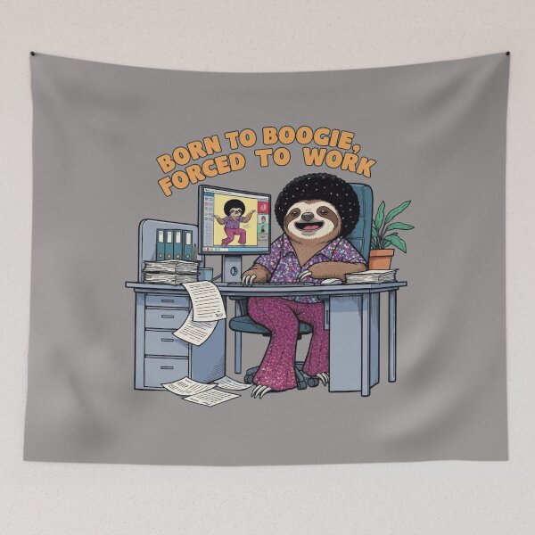 Item preview, "Office Sloth: Groove It or Lose It" designed and sold by kalvey64.