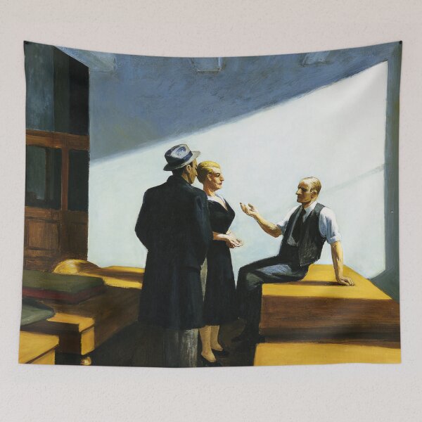 Aperçu de l'œuvre Conférence nocturne Edward Hopper créée et vendue par TeeARTHY.