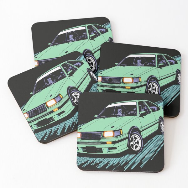 Item preview, Drift King Retro Manga Car Art designed and sold by GRidiculousS.