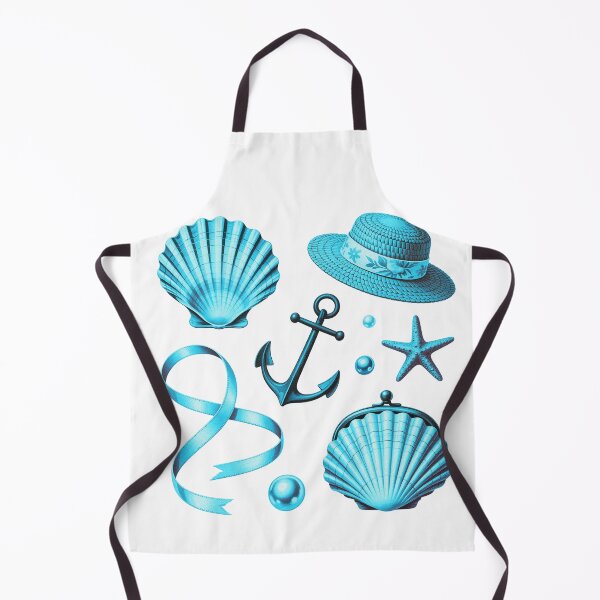 Item preview, Coastal Coquette Blue Gradient designed and sold by PietrzakDesign.