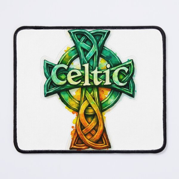 Item preview, Title: Celtic Cross Watercolor Design – Irish Spiritual Knot Symbol designed and sold by Sublime Studio graphics.
