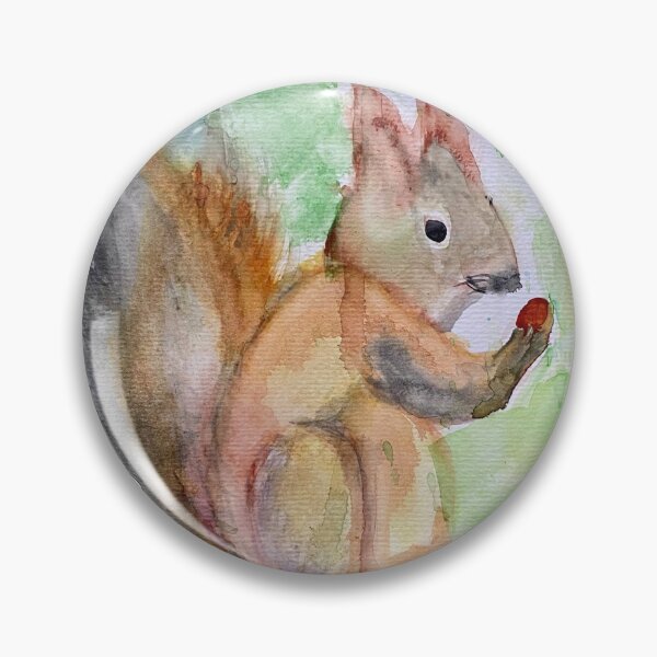 Artikelvorschau, Eichhörnchen mit Erdnuss entworfen und verkauft von Judydcreates.