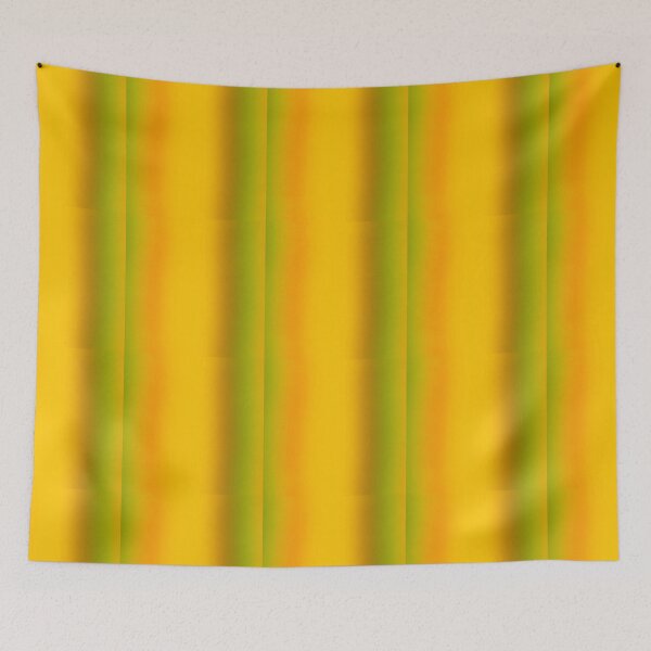 Item preview, Blurred vertical stripes in yellow-orange-green designed and sold by AnnabellaRh.