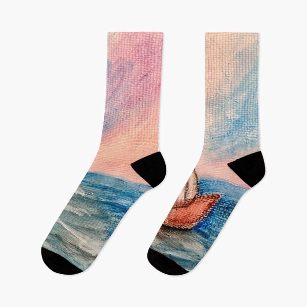 Item preview, Sailboat on Choppy Sea designed and sold by Judydcreates.