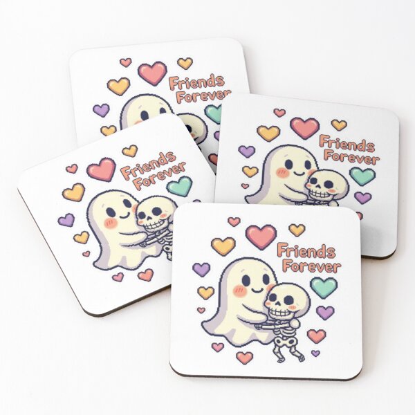 Item preview, Skeleton hug a ghost Friends forever designed and sold by veejiras.