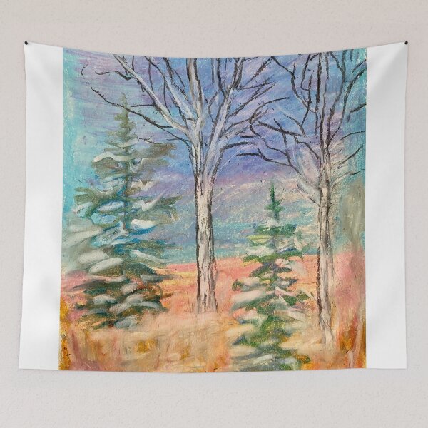 Item preview, Winter Trees Pastel designed and sold by Judydcreates.