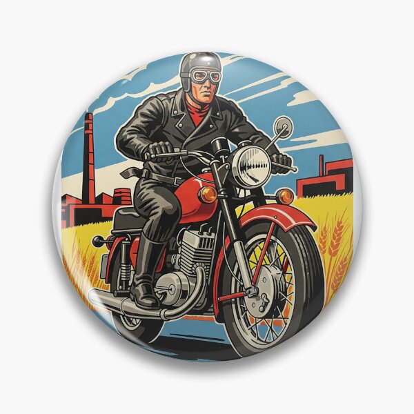 Item preview, Motorcycling poster GDR designed and sold by hhh-art.