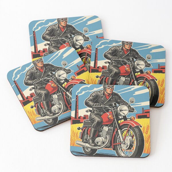 Item preview, Motorcycling poster GDR designed and sold by hhh-art.
