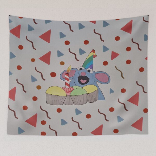 Item preview, Blue Mouse Birthday Meme designed and sold by Asutip.
