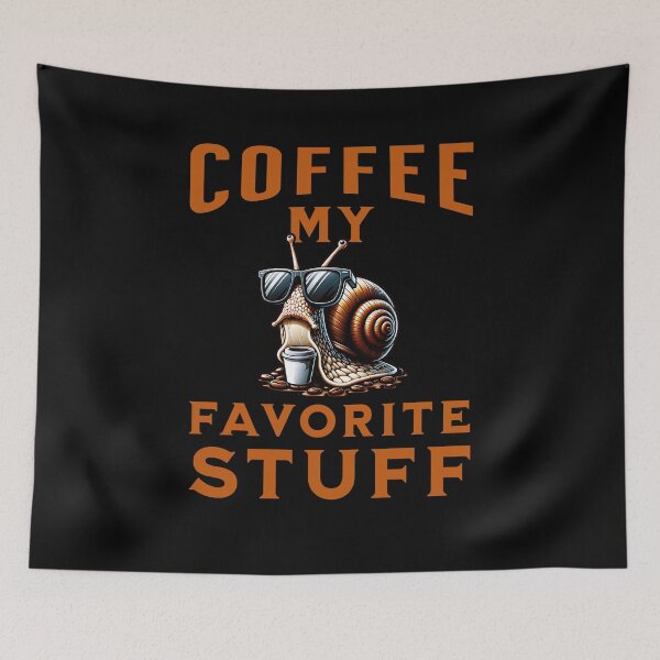 Item preview, Coffee my Favorite Stuff - funny coffee design designed and sold by ReneMM.