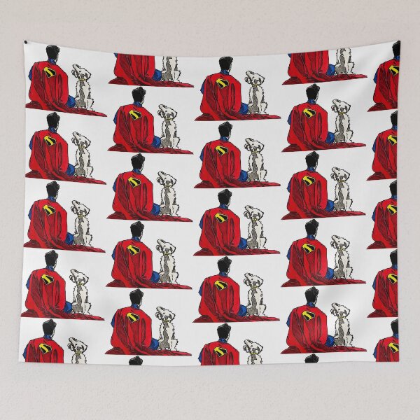Item preview, Boceto de $superman y Krypt0 designed and sold by daniellee721.