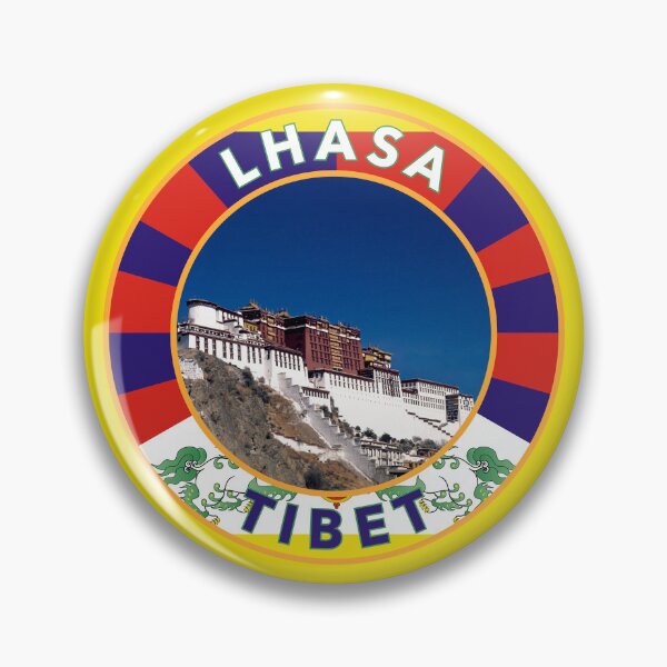 Item preview, Lhasa, Tibet Round Emblem designed and sold by travelwitheric.