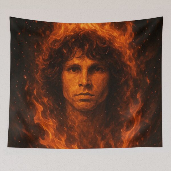 Item preview, Jim Morrison On Fire | TheAmericanPoet | The Doors  designed and sold by TheAmericanPoet.