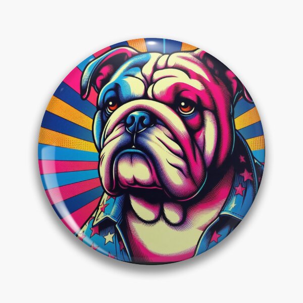 Item preview, Bulldog colorido y lindo designed and sold by Dogandesighn.