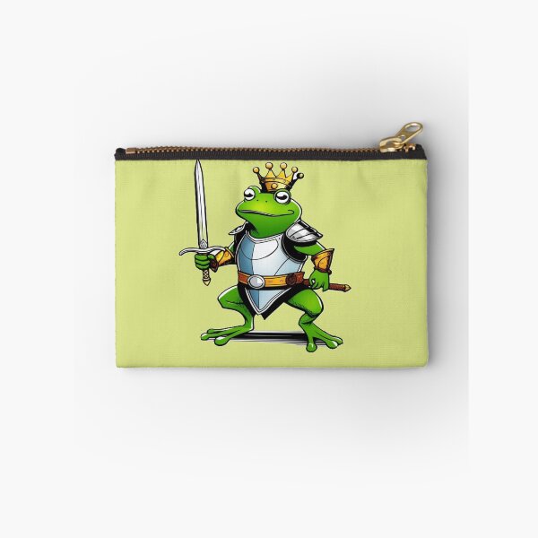 Item preview, "Brave Frog Knight with Sword | Fantasy Cartoon Frog" designed and sold by OxiSkor.
