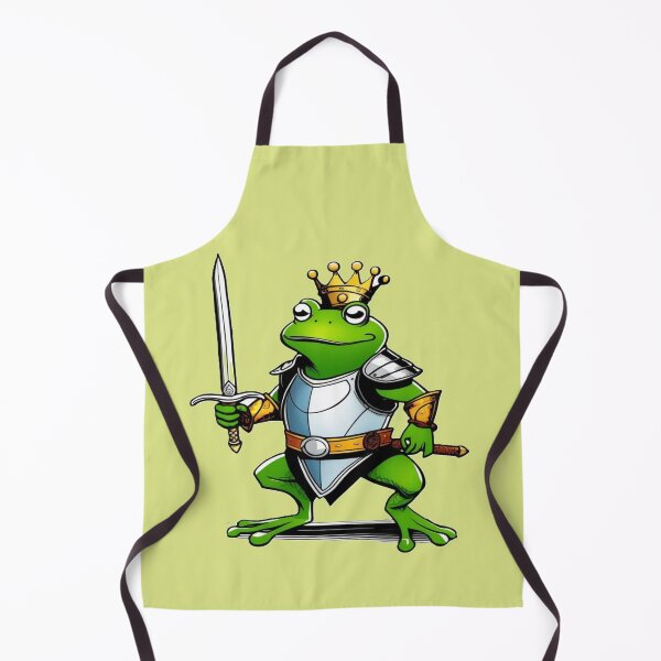 Item preview, "Brave Frog Knight with Sword | Fantasy Cartoon Frog" designed and sold by OxiSkor.