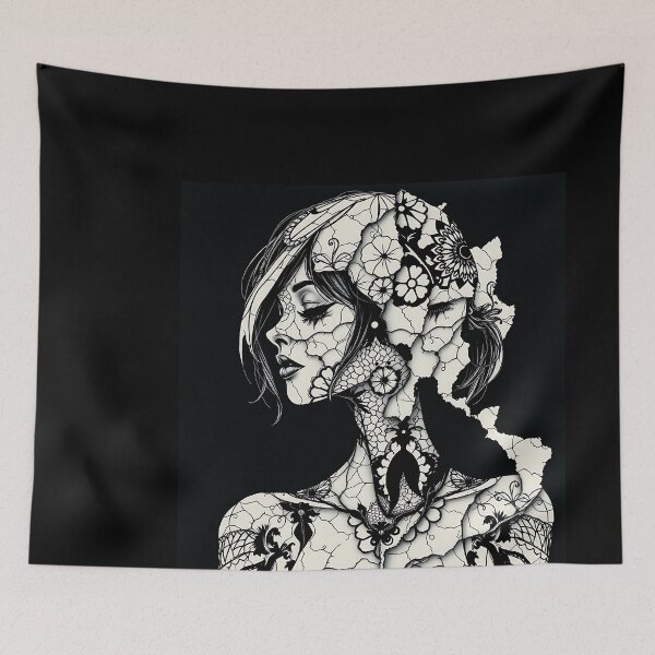 Item preview, Fractured Flora designed and sold by aiartbeatz.