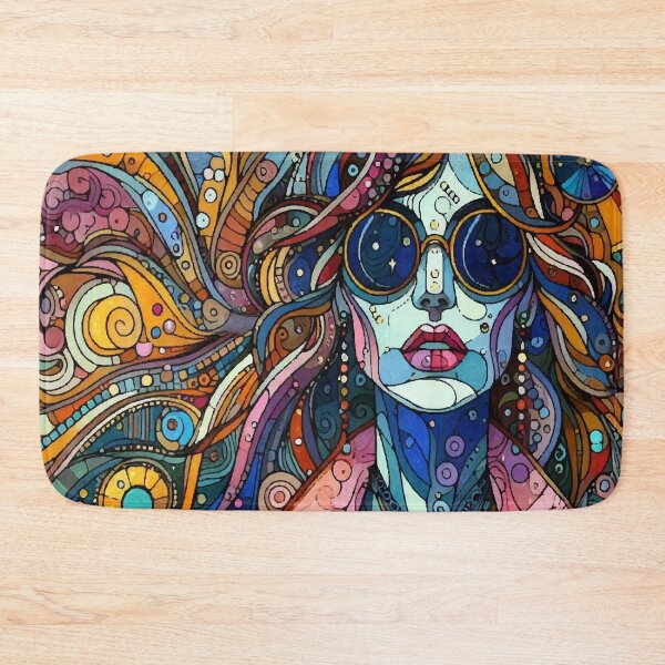 Item preview, Dolled Up Orbiting Dreams — Expressive Cosmic Girl Pop Art Print designed and sold by  Ojo de Lilith.