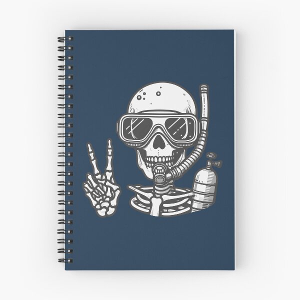 Item preview, Scuba Diving Skeleton  designed and sold by CreepyCornerArt.