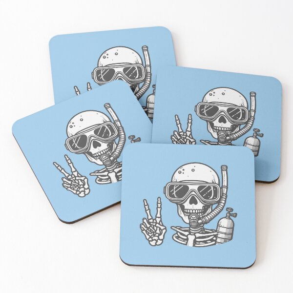 Item preview, Scuba Diving Skeleton  designed and sold by CreepyCornerArt.