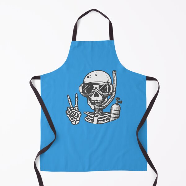 Item preview, Scuba Diving Skeleton designed and sold by CreepyCornerArt.