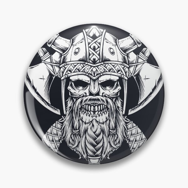 Item preview, Viking Beard skull designed and sold by JvalknutP.