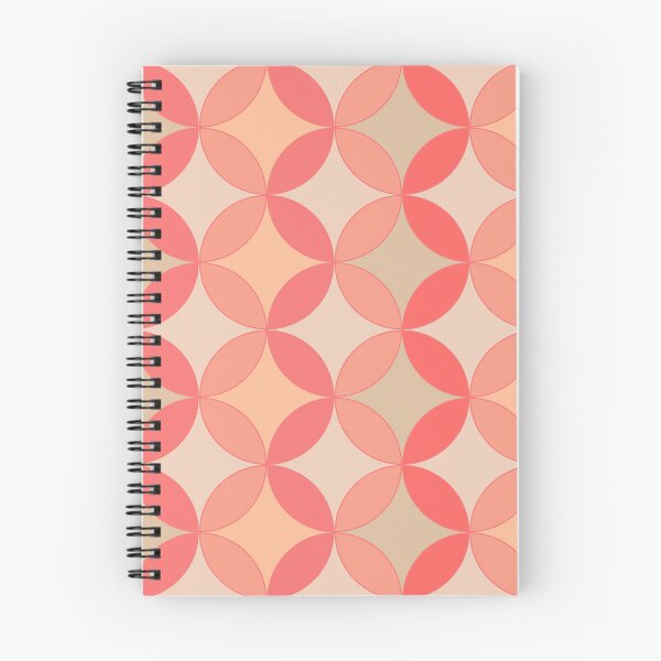 Item preview, 70s circles in Pantone peach designed and sold by MarySchwindt.