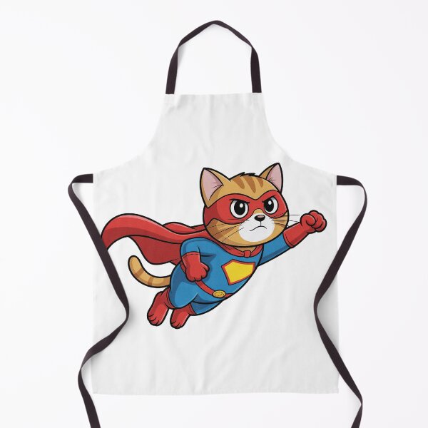 Item preview, Superhero Cat Comic Cartoon designed and sold by PietrzakDesign.