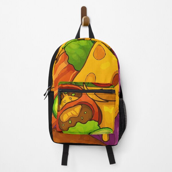 Item preview, Ultimate Stacked Burger Cartoon Art designed and sold by AgAndOl.
