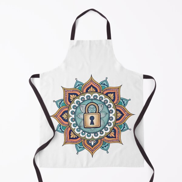 Item preview, Mandala with padlock designed and sold by Lucky 777.