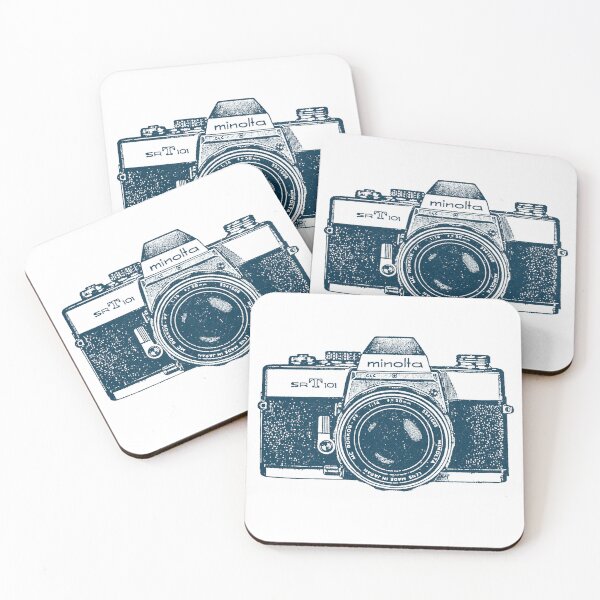 Item preview, Minolta SR-T 101 Vintage Film Camera – Retro Photography Illustration designed and sold by ChrisArnold.