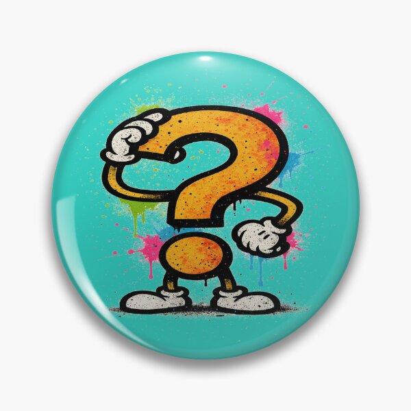 Item preview, Graffiti Question Mark Character – Urban Street Art designed and sold by Gentelman@rtStudio.