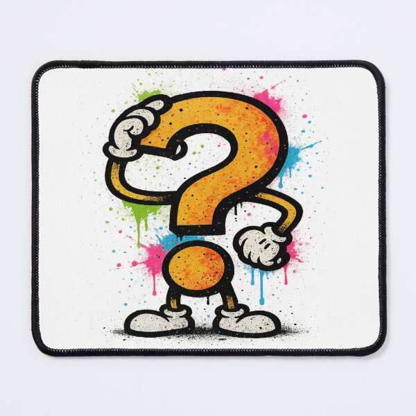 Item preview, Graffiti Question Mark Character – Urban Street Art designed and sold by Gentelman@rtStudio.