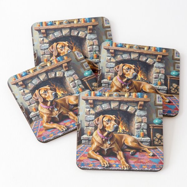 Item preview, Emberlight Devotion: A Boxador’s Silent Vigil designed and sold by highvibz72.