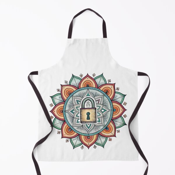 Item preview, Mandala with padlock designed and sold by Lucky 777.