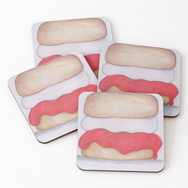 Item preview, Scone with jam and cream  designed and sold by Artbysarah23.