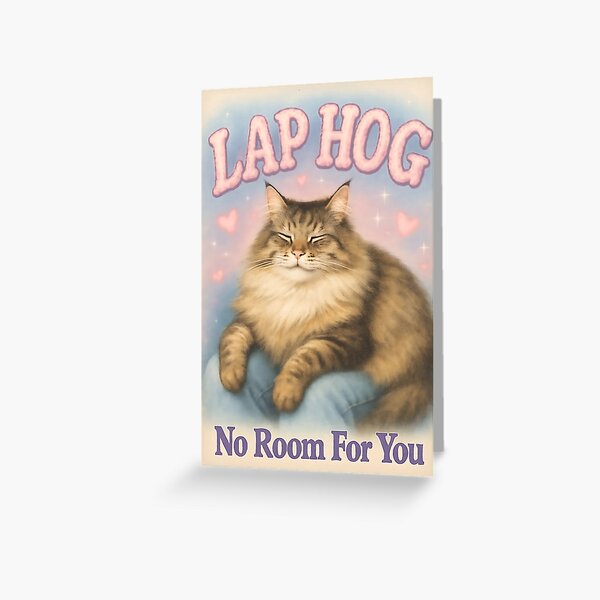 Item preview, Lap Hog Funny Norwegian Forest Cat 90s R&B Bootleg Tee designed and sold by catastrocat.