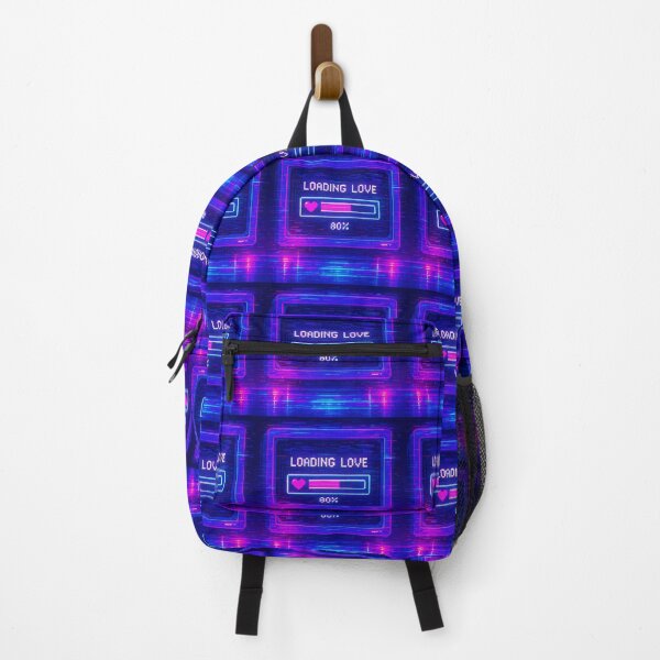 Item preview, Loading Love - Neon Heart Progress Bar in Cyberpunk Pixel Style designed and sold by Psycho-Crazy.