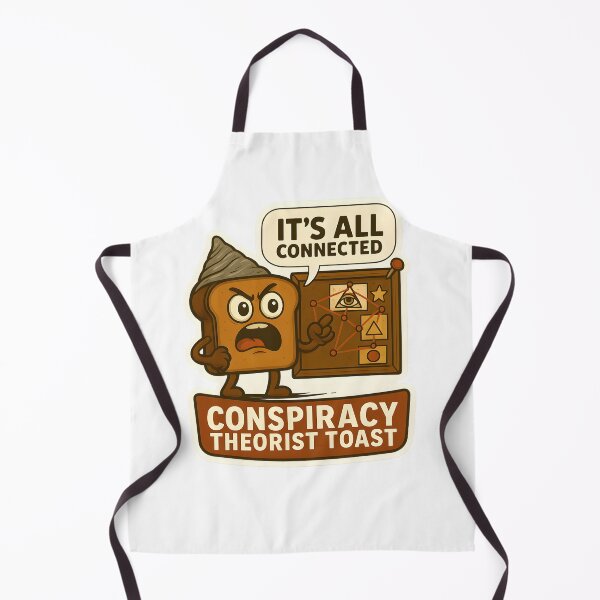 Item preview, Funny Conspiracy Theory Toast – Cute Meme Parody Gift designed and sold by Papurica.