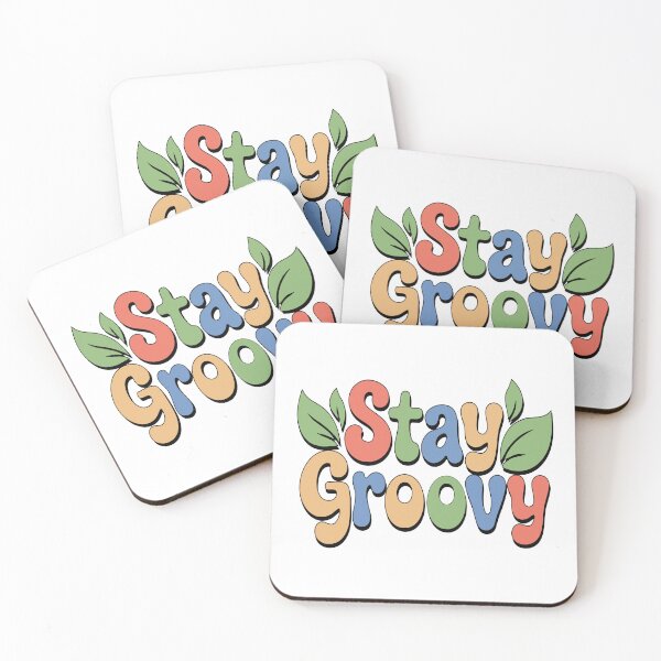Item preview,   STAY GROOVY - COLOR -  MOTIVATIONAL QUOTES - TEXT - TYPOGRAPHY designed and sold by Gihan-Design.