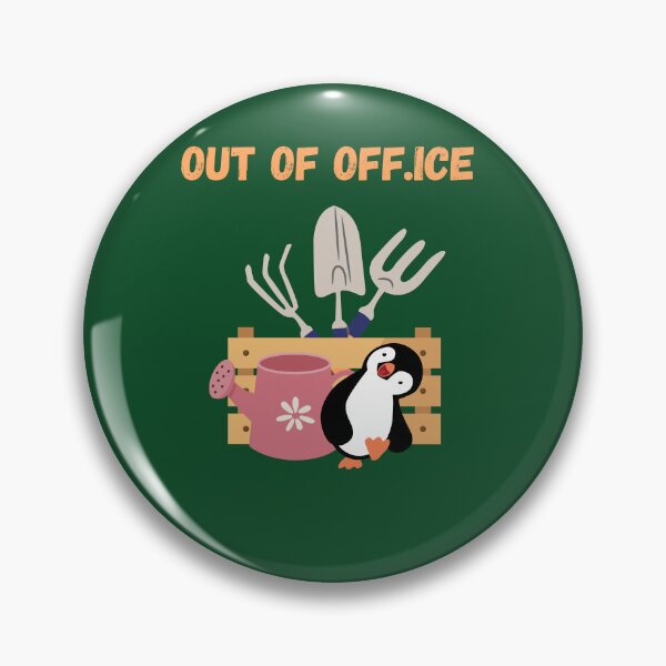 Item preview, "Out of Off.ice - Penguin on Garden Break" designed and sold by UTkiKK.