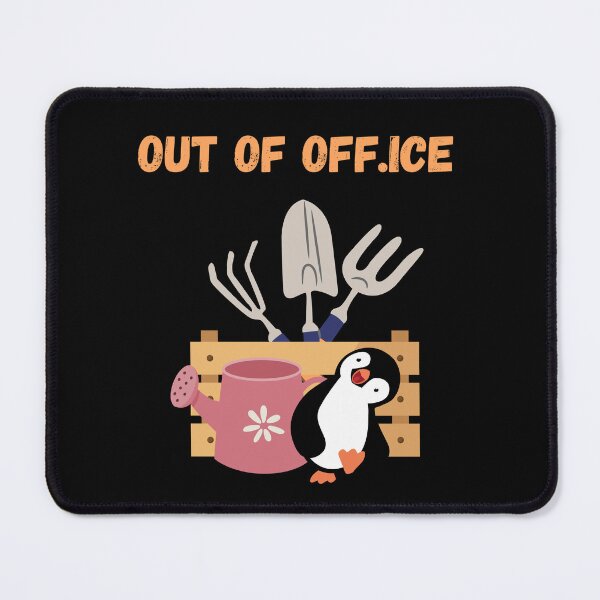 Item preview, "Out of Off.ice - Penguin on Garden Break" designed and sold by UTkiKK.