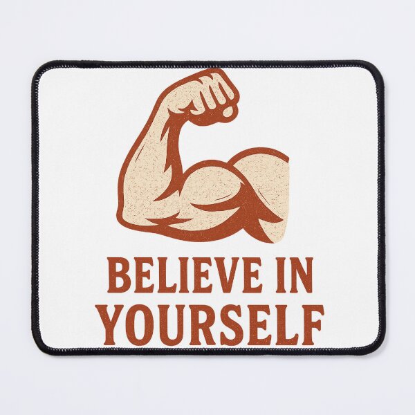 Item preview, Vintage "Believe in Yourself" Transparent PNG – Strong Arm Motivational T-Shirt Design designed and sold by GoQEvergreen.