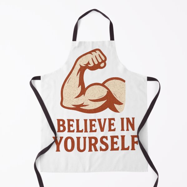 Item preview, Vintage "Believe in Yourself" Transparent PNG – Strong Arm Motivational T-Shirt Design designed and sold by GoQEvergreen.