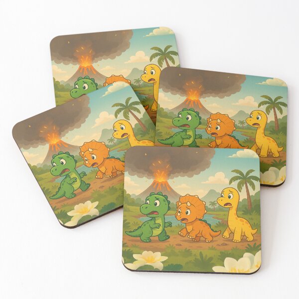 Item preview, Dino Drama: Run From the Volcano! designed and sold by InkandAccents.